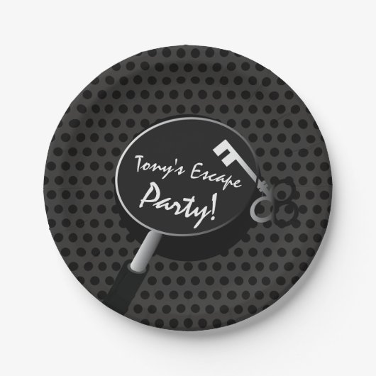 エスケープパーティー供給 ペーパープレート (正面)