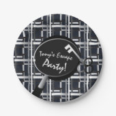 エスケープパーティー誕生日プレート ペーパープレート (正面)