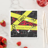 エスケープパーティー誕生日迷路鍵ミステリーミックス スタンダードランチョンナプキン (インサイチュ)