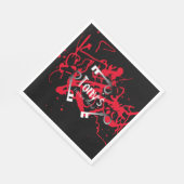 エスケープパーティー誕生日迷路鍵謎 スタンダードランチョンナプキン (角)