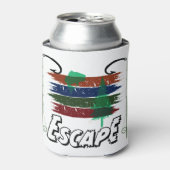 エスケープマウンテン魚釣りレイクカスタマイズシンクールグ 缶クーラー (缶正面)