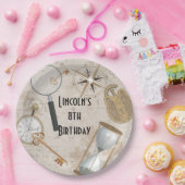 エスケープルーパーソナライズされたムバースデーパーティープレート ペーパープレート (パーティー)