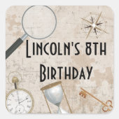 エスケープルーパーソナライズされたムパーティーシール スクエアシール (正面)