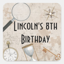 エスケープルーパーソナライズされたムパーティーシール スクエアシール