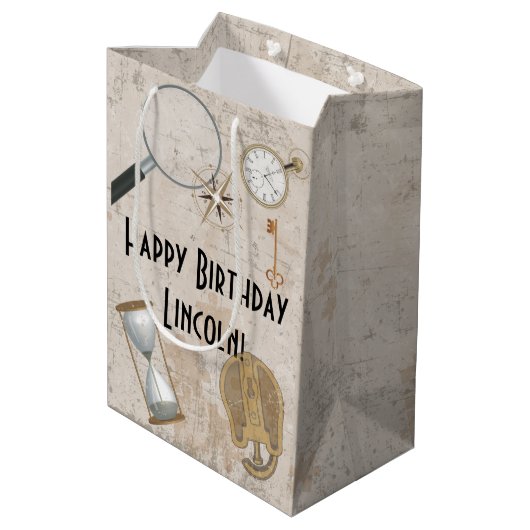 エスケープルーパーソナライズされたムパーティー抱き枕 ミディアムペーパーバッグ (裏面アングル)