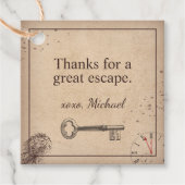 エスケープルームのバースデーパ感謝していーティー フェイバータグ (正面)