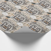 エスケープルームゲームスカベンジャー狩りパズル誕生日 ラッピングペーパー (角)