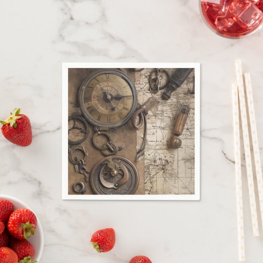 エスケープルームゲーム誕生日パーティー スタンダードカクテルナプキン (インサイチュ)