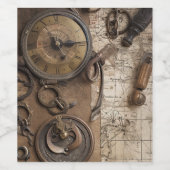 エスケープルームゲーム誕生日パーティー ワインラベル (シングルラベル)