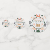 エスケープルームジェンダーが赤ちゃんシャワーを明らかにする コンフェッティ (正面)