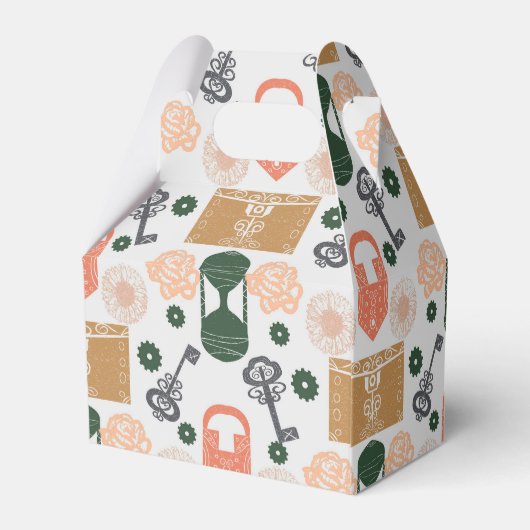 エスケープルームジェンダーが赤ちゃんシャワーを明らかにする フェイバーボックス (裏面サイド)