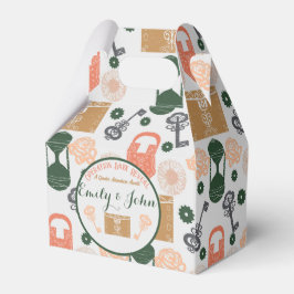 エスケープルームジェンダーが赤ちゃんシャワーを明らかにする フェイバーボックス