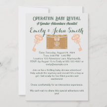 エスケープルームジェンダーが赤ちゃんシャワーを明らかにする