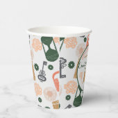 エスケープルームジェンダーが赤ちゃんシャワーを明らかにする 紙コップ (右)