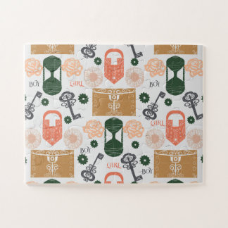 エスケープルームジェンダー明らかに赤ちゃんシャワーゲーム ジグソーパズル