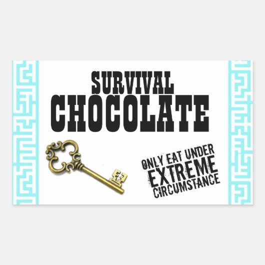 エスケープルームステッカー 長方形シール (正面)