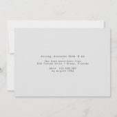 エスケープルームチーム建物 招待状 (裏面)