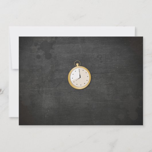 エスケープルームバースデーパーティー手がかり招待状写真 招待状 (裏面)