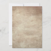 エスケープルームパーティの招待状 招待状 (裏面)