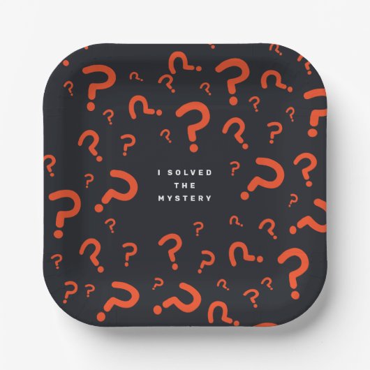 エスケープルームパーティー紙プレート ペーパープレート (正面)