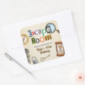 エスケープルームパーティー スクエアシール (封筒)