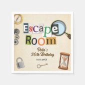 エスケープルームパーティー スタンダードカクテルナプキン (正面)