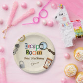エスケープルームパーティー ペーパープレート (パーティー)