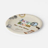 エスケープルームパーティー ペーパープレート (アングル)