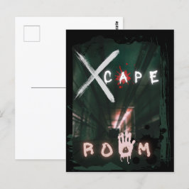 エスケープルームヒドゥンエニグマ ポストカード