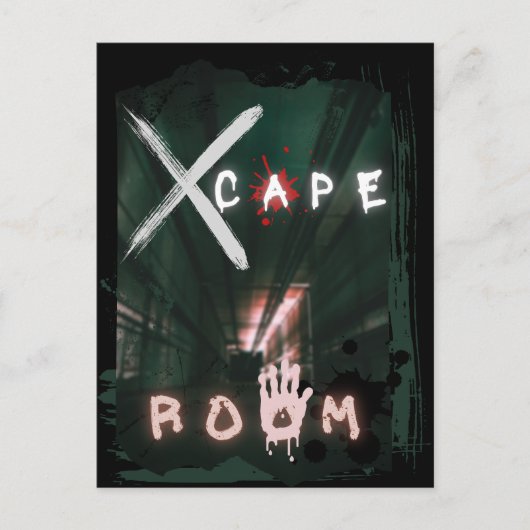 エスケープルームヒドゥンエニグマ ポストカード (正面)