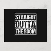 エスケープルーム宇宙アウトパズルギフトストレートアウトタT ポストカード (正面)