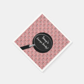 エスケープルーム迷路ミステリーガールのパーティー用品 スタンダードカクテルナプキン (角)