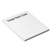 「エスケープルーム」ノートパッド ノートパッド (アングル)