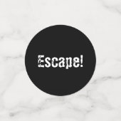 「エスケープルーム」パーティーテーブル紙吹雪 コンフェッティ (スモール正面)