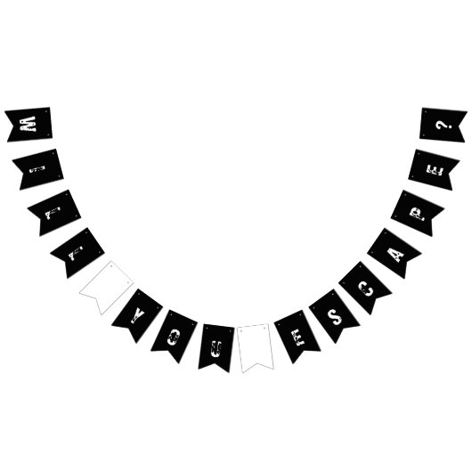 「エスケープルーム」パーティーバンティングバナー バンティングフラッグ (全)