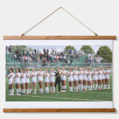 エスコサッカーチームタペストリー 吊り下げ型タペストリー (正面)