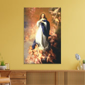 エスコリアルの無垢な概念， c.1678 キャンバスプリント (インサイチュ (リビング))