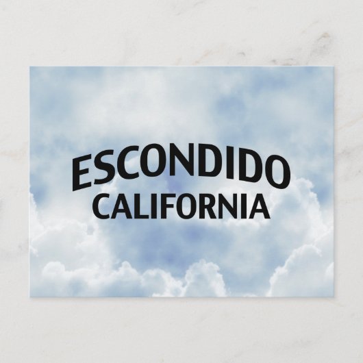 エスコンディドカリフォルニア ポストカード (正面)