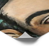 エスコンディーダフリダカホポートレートモンキー ポスター (角)