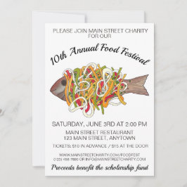 エスコヴィッチフィッシュジャマイカリブのカ料理フード 招待状