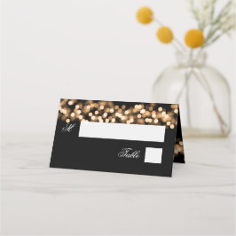 エスコートカー結婚ドの金ゴールドハリウッドグラム プレイスカード