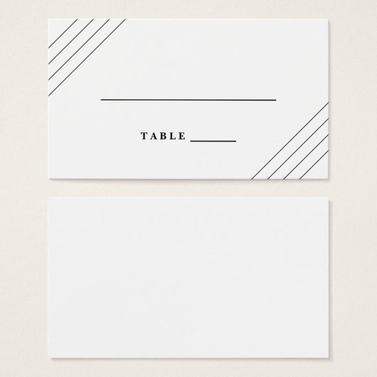 エスストライプのコートカード (正面&裏面)