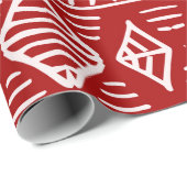 エスストライプのニックな手の継ぎ目のないパターン  ラッピングペーパー (ロールコーナー)