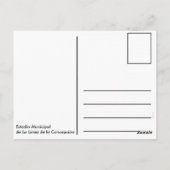 エスタディオ市営デラリネアデラコンセプシオン ポストカード (裏面)