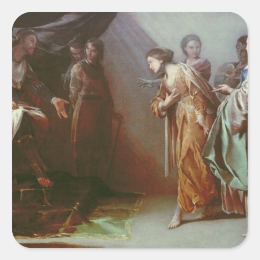 エスターとアハスエロス スクエアシール (正面)