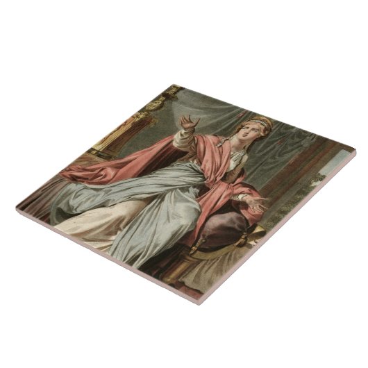 エスターのジャン・ラシーヌ著「エスター」のための衣裳、から タイル (側面)