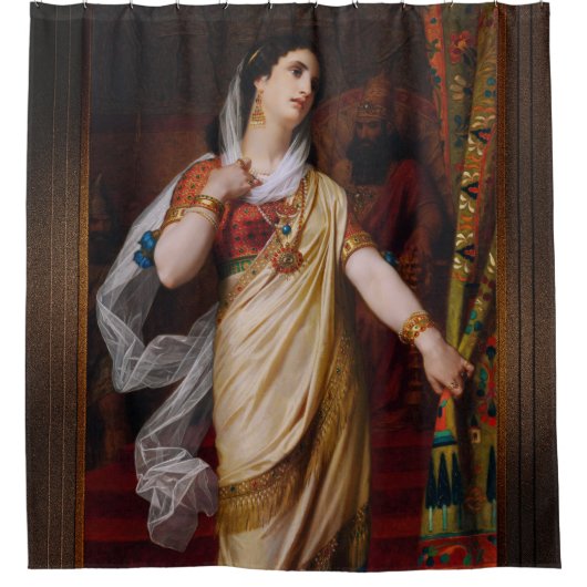 エスターバイユーグスメルル シャワーカーテン (正面)