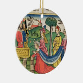エスター2はThによって女王であるために15-18、エスター選ばれます セラミックオーナメント (右)