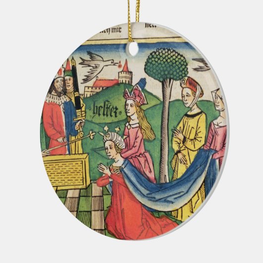 エスター2はThによって女王であるために15-18、エスター選ばれます セラミックオーナメント (左)