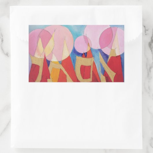 エスター 長方形シール (バッグ)